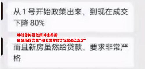 特朗普关税政策冲击美股 金融高管警告“被公交车蹭了但是自己走了”