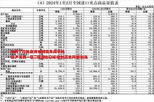 前两个月我国货物贸易开局平稳 国产免费一区二区区出口规模创历史同期新高